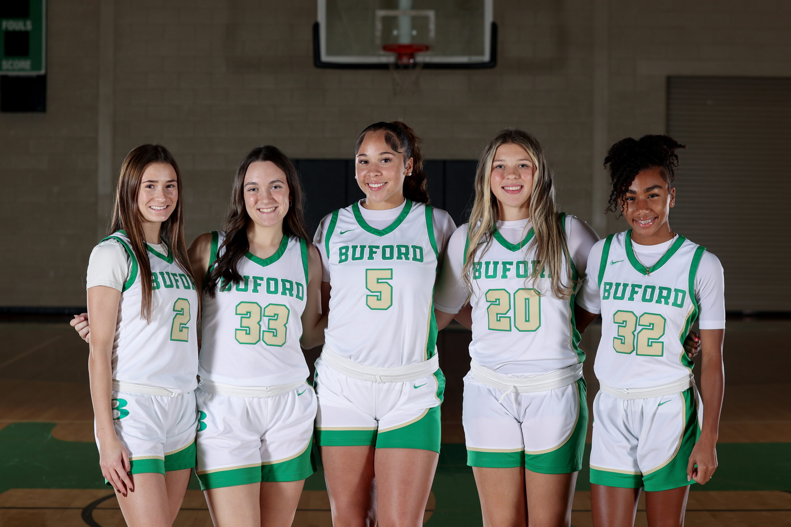 Sophomore Girls Buford Basketball Team 2025-2026